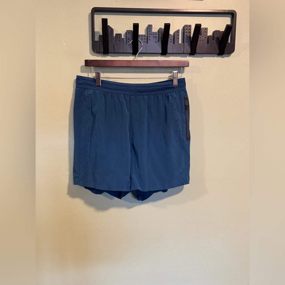 Ten Thousand Session Shorts 5” inseam with Liner, Atlantic Blue
